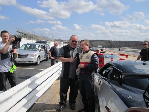 Reese Cox and Tom Hnatiw at Road Atlanta road race course