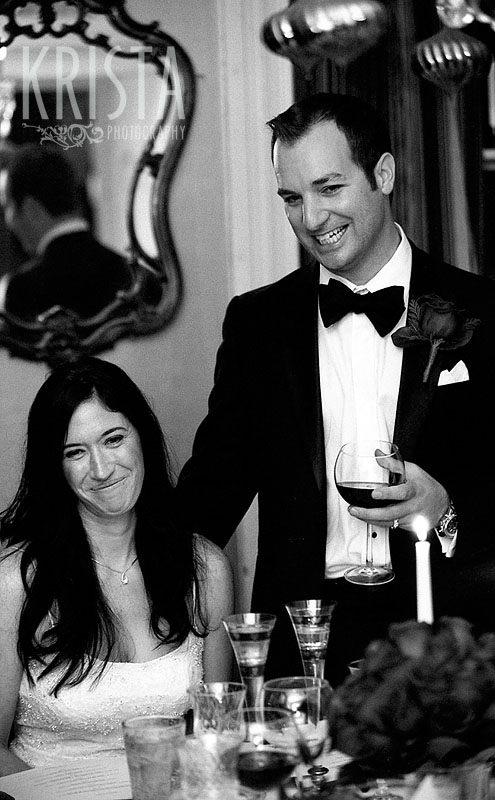Boston Winter Wedding in black & white film