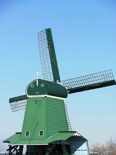 Windmill with a face