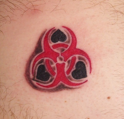 Biohazard Tattoo Cover Up