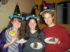 Tracy Moyers, Sarah Shoenhals, and Gabe Brunk all celebrated birthdays in one week which was a big deal