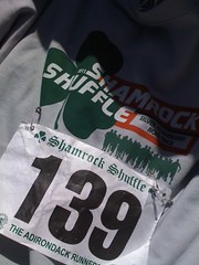 My first race (5 mi)- Shamrock Shuffle in Glens Falls NY