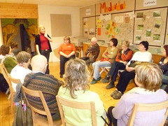 Návštěva sdružení Rezekvítek a interaktivní přednáška o třídění odpadu a o lese, 18. 3. 2011