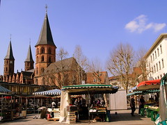 Markt und Stiftskirche in KL