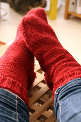 Hannu's red socks