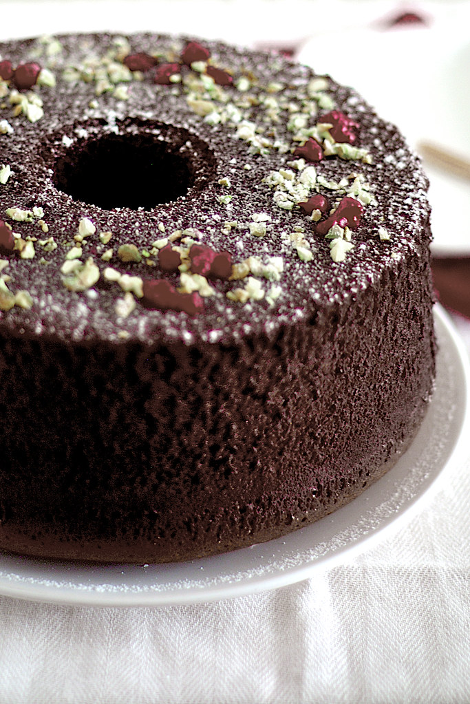 Chocolate Chiffon Cake - Life is Great