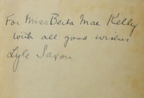 Lyle Saxon signature  by trudeau