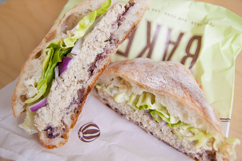 Bouchon Bakery Tuna Nicoise sandwich