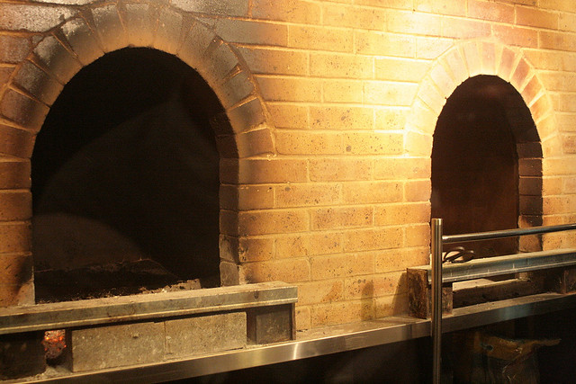 Specially built ovens for roasting the Peking duck