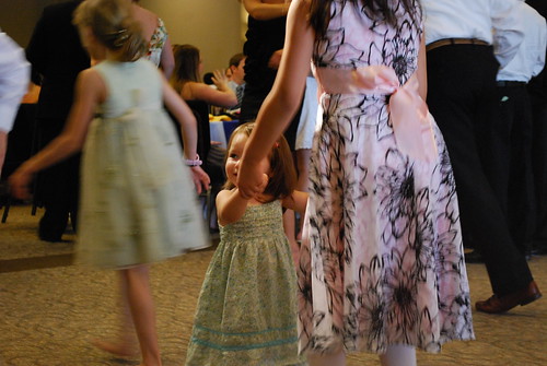 Ayden, Savannah, and Keilah dancing