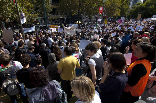Rally in Melbourne