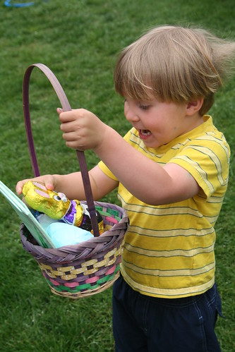Asher Finds His Chocolate Bunny!