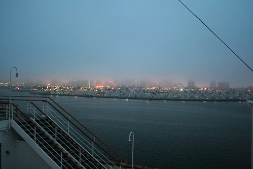 Queen Mary - Long Beach in Morning Mist