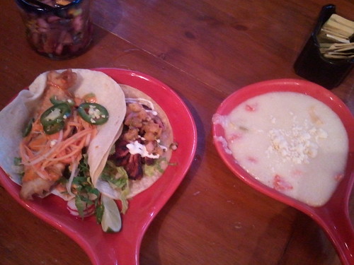 Tacos and Cheese Grits