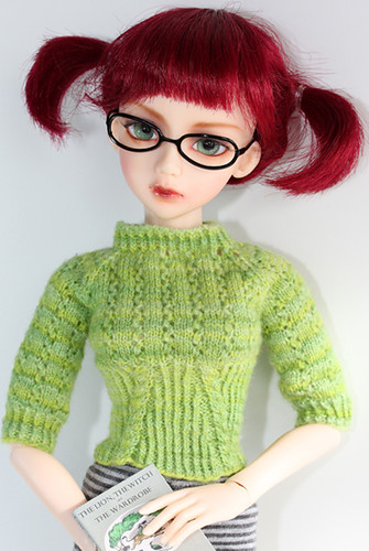 cailyn's green sweater