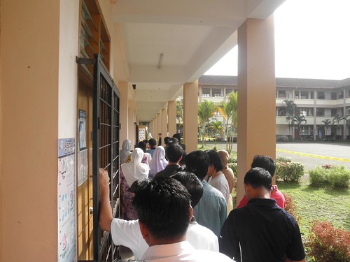 Queuing at Polling Station
