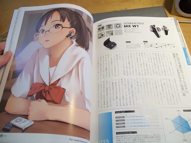 Anime Headphone Girls Book
