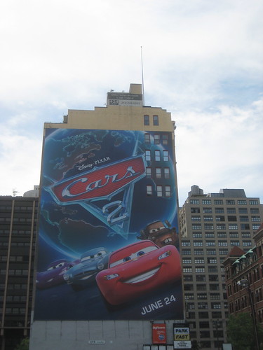 pixar movies 2011. Cars 2 Pixar Movie Billboard