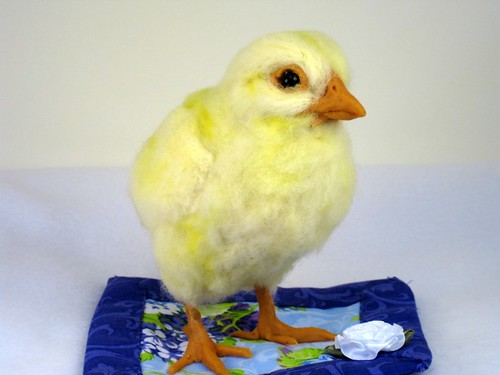 Chick sculpture by elizabeth's*whimsies