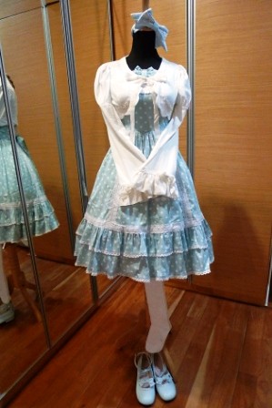 Bodyline Blue Sweet Lolita Outfit by shira.C