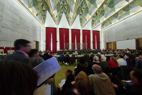 La salle du Conseil municipal de Rouen