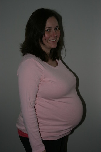 10 months pregnant.