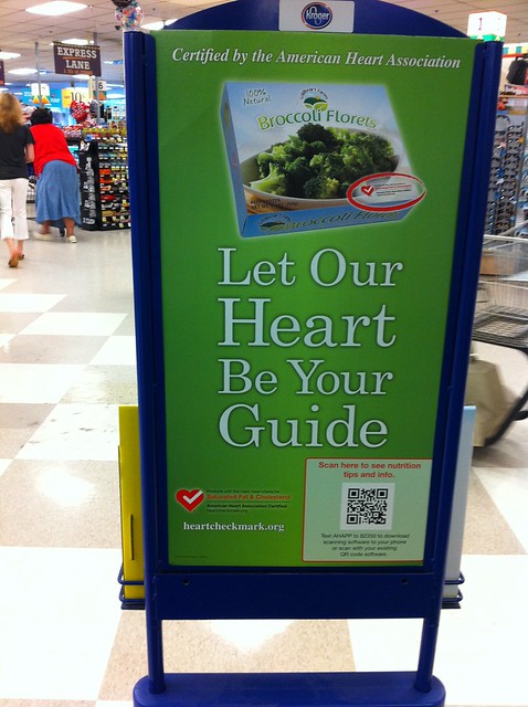 American Heart Association QR Code kroger ad