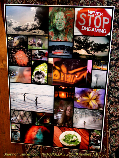 Never Stop Dreaming Collage