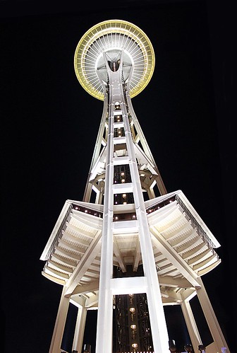 Space Needle At Night