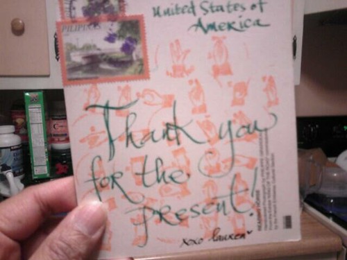Thank you @123sajeepney For This Cool Sign Language-stamped Postcard!