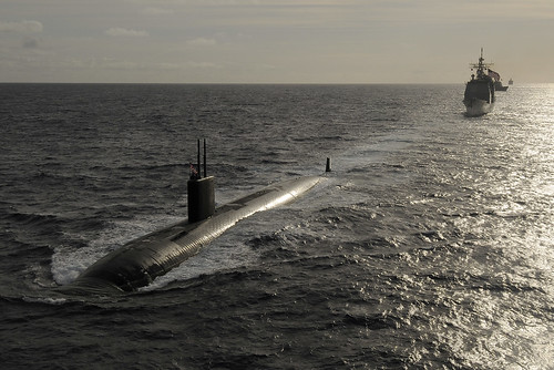 フリー写真素材|乗り物|船・船舶|軍用船|潜水艦|ツーソン(SSN-)|アメリカ海軍|