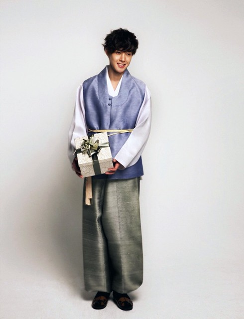 Kim Hyun Joong In Hanbok for Lotte Duty Free Photoshoot