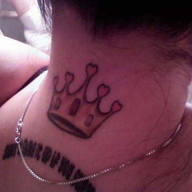 small princess crown tattoos. ink tattoo princess crown