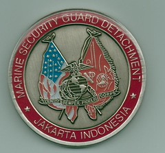 Marine Challenge Coin Jakarta Indonesia - reverse