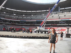 Tercer día de montaje - Estadio Azteca 20