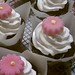 Close up of birthday cuppies