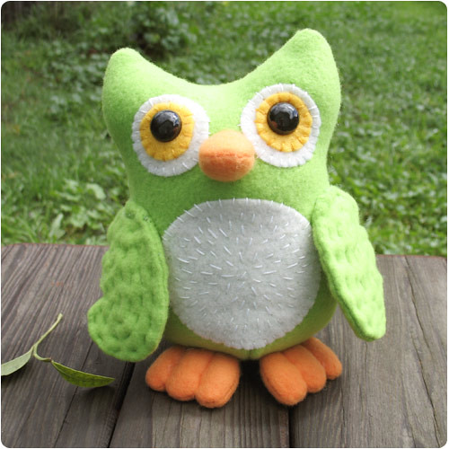 Owl Plushie by Gleeful Things