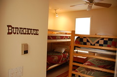 Go play in the bunkhouse!