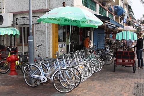 Bikes for hire or sale on Cheung Chau