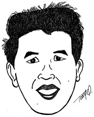 My caricature by Tony Quiñones