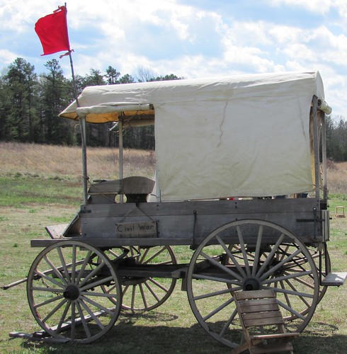 Refurbished American Civil War Ambulance