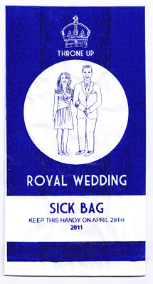 ROYAL WEDDING SICK BAG