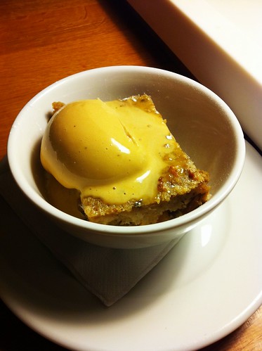 Pudding with Caramel Ice Cream - Canteen, Royal Festival Hall