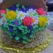 Flower basket cake
