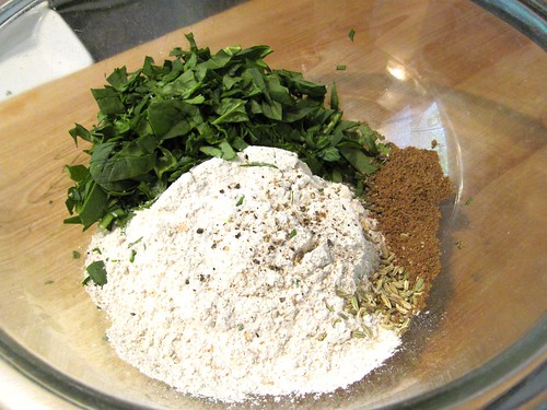 Bal Arneson Spice Goddess' Spinach and Basil Roti