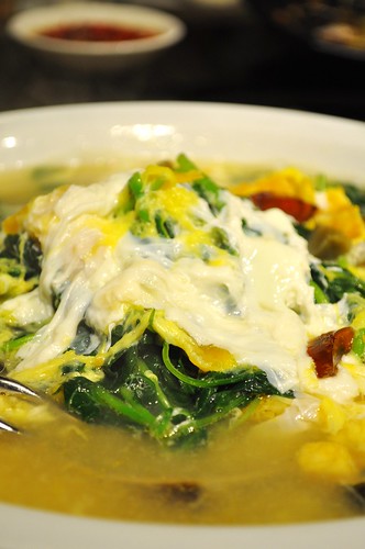 spinach egg