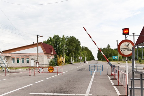 30km radioactive zone (Chernobyl) checkpoint