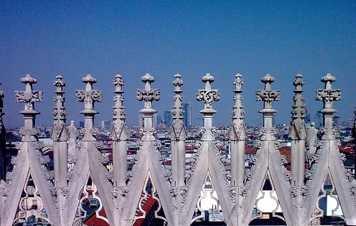 Duomo roof and Milan skyline CROPPED2