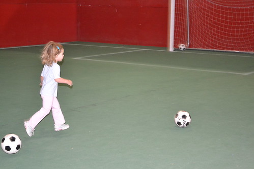Maddie Playing Soccer