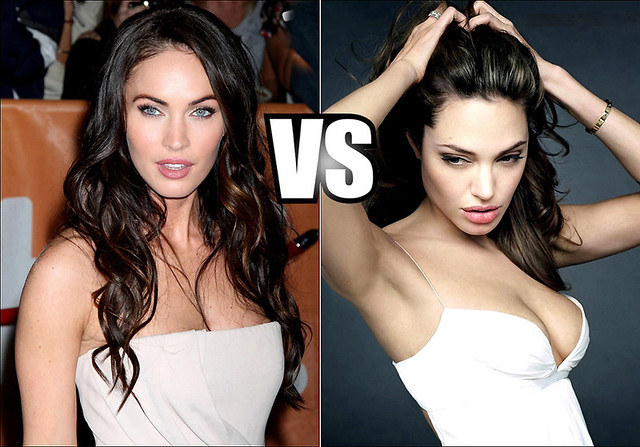 Megan Fox vs Angelina Jolie by Chic_Physique